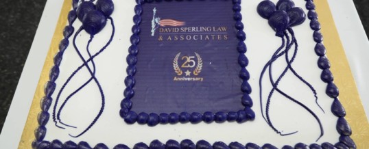 25th Anniversary – Law Offices of David M. Sperling